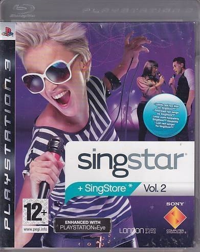 SingStar Vol 2 - PS3 (B Grade) (Genbrug)